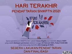 Hari Ini Ditutup, Berikut Total Siswa Peserta SNMPTN 2021