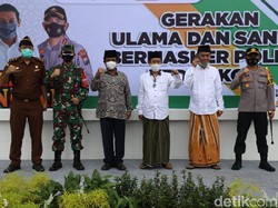 Apel Gerakan Santri Bermasker Digelar di Kota Kediri