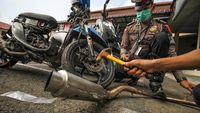 233 Knalpot Racing di Aceh Dimusnahkan Polisi