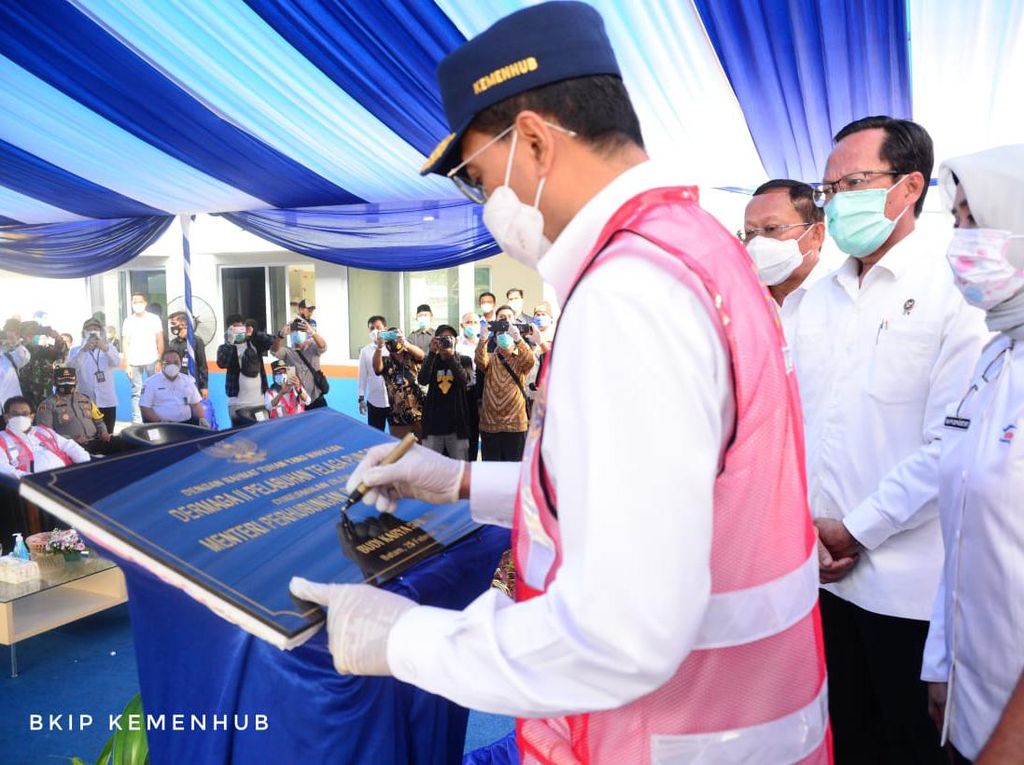 Pacu Konektivitas Laut, Menhub Resmikan Dermaga II Telaga Punggur Pacu Konektivitas Laut, Menhub Resmikan Dermaga II Telaga Punggur