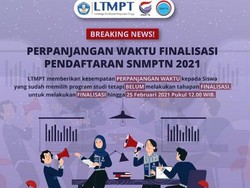 Daftar SNMPTN 2021 Belum Selesai? LTMPT Kasih Perpanjangan Waktu