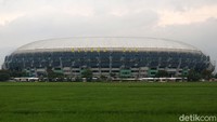 Begini suasana terkini di Stadion Gelora Bandung Lautan Api (GBLA) Kota Bandung.