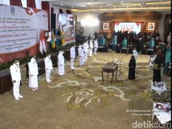 Sesi Pertama, Enam Bupati dan Wali Kota di Jatim Resmi Dilantik