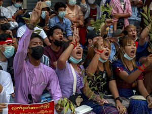 Junta Militer Myanmar Mulai Lumpuh Akibat Aksi Mogok Massal PNS