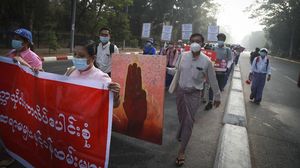 Aksi Menolak Kudeta Militer Myanmar Terus Berlangsung
