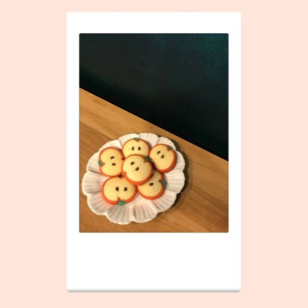 Apple Cookies/ Foto: Iinstagram.com/yoona__lim Yoona SNSD apple cookies