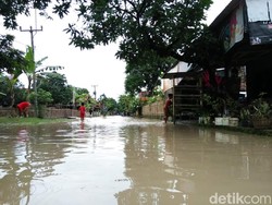 Curah Hujan Tinggi, Empat Desa di Majalengka Kembali Terendam Banjir