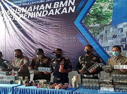 Bea Cukai Malang Musnahkan Barang Ilegal Sitaan Tahun 2020 Senilai Rp 4 M
