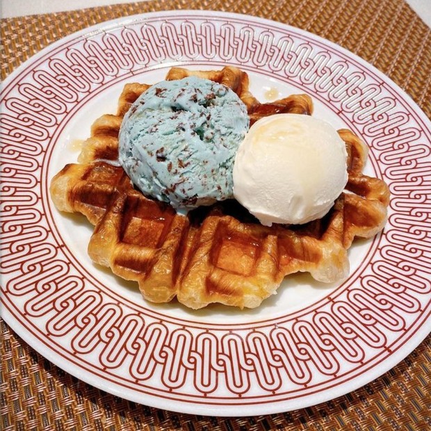 Croffle/ Foto: Instagram.com/yoona__lim Yoona SNSD croffle