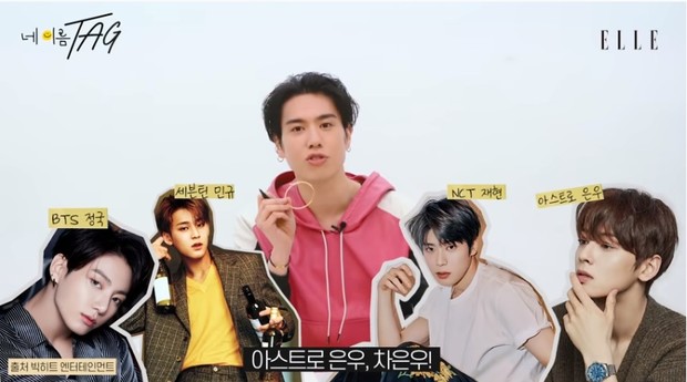 Gelang Yugyeom kado ulang tahun dari geng 97 Line.