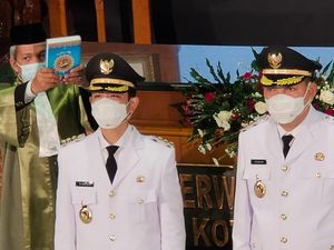 Saat Gibran Rakabuming Ucapkan Sumpah Jabatan Wali Kota Solo