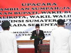 Momen Gubsu Edy Lantik Kepala Daerah di Sumut, Termasuk Bobby Nasution