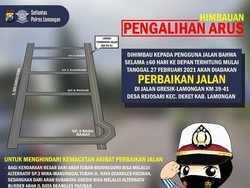 Jalan Nasional di Lamongan Akan Diperbaiki, Ini Jalur Alternatifnya