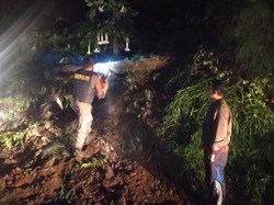 Longsor Sempat Tutup Jalur Alternatif Menuju Bromo di Pasuruan