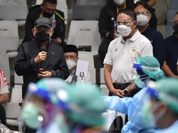 Begini Pesan Wapres Maruf Amin Saat Hadiri Vaksinasi Atlet