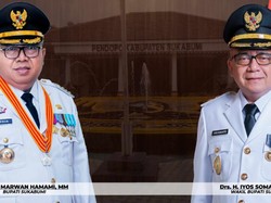 Marwan-Iyos Dilantik Pimpin Kabupaten Sukabumi, Ini Harapan Warga