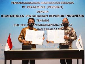 Pertamina Teken Kerja Sama Penyediaan BBM-Pelumas untuk Kemenhan