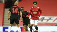 Laga lawan Sociedad menjadi penampilan kedua Shoretire di laga kompetitif bersama tim utama Man United. Beberaap hari lalu ia dimainkan di menit-menit akhir lawan Newcastle United. (Foto: AP/Dave Thompson)