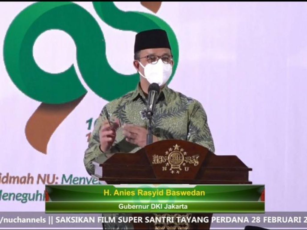 Anies Ajak Warga NU Doakan Jokowi Dimudahkan Lewati Pandemi Anies Ajak Warga NU Doakan Jokowi Dimudahkan Lewati Pandemi