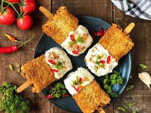 Resep Pembaca : Ayam Goreng Lolipop Saus Keju