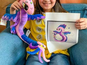 Keren! dari Coretan Gambar Diubah Jadi Mainan