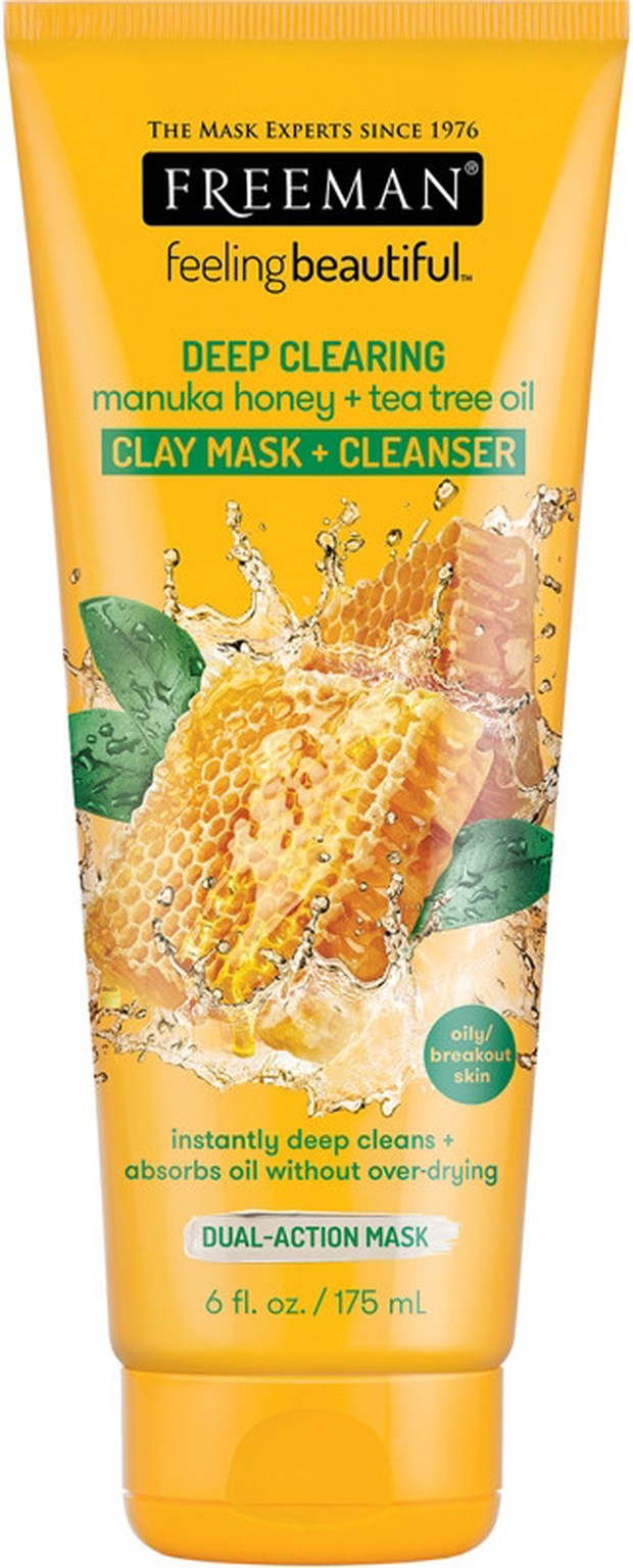 reeman Deep Clearing Manuka Honey + Tea Tree Oil Clay Mask + Cleanser (sumber : ulta.com)