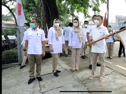 Sufmi Dasco Lepas Bantuan Gerindra ke Korban Banjir di Karawang-Bekasi