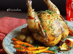 Resep Pembaca : Ayam Panggang Saus Veloute Cola yang Empuk Juicy