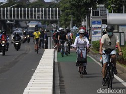 Suara Pegowes Sudirman-Thamrin soal Wacana Tilang Sepeda Keluar Lajur