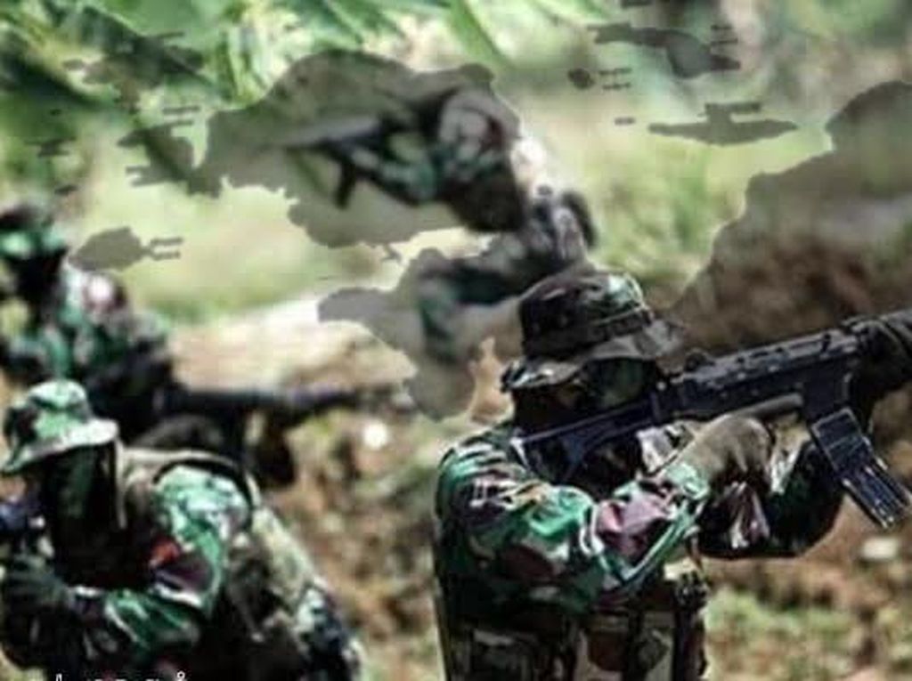 Kontak Tembak TNI Vs KKB di Hitadipa Papua, 1 Orang Tewas