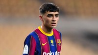 Kedua, Pedri dari Timnas Spanyol. Pemain berusia 18 tahun itu cukup oke bersama Barcelona musim lalu dan mempersembahkan titel Copa Del Rey (Getty Images/David Ramos)