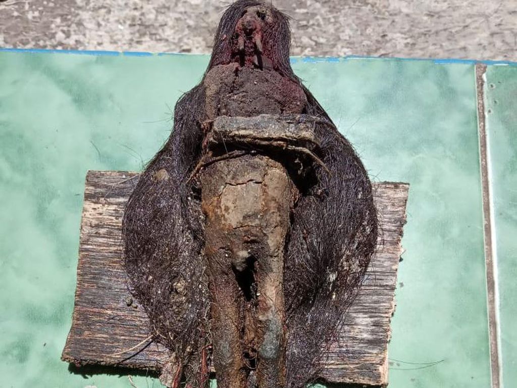 Heboh Temuan Jenglot Bertaring-Berambut Panjang di Makam Keramat Kudus Heboh Temuan Jenglot Bertaring-Berambut Panjang di Makam Keramat Kudus