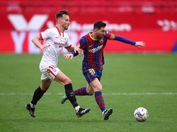 Sevilla Vs Barcelona: Dembele-Messi Menangkan Barca 2-0