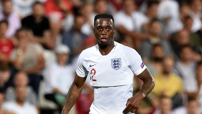 CESENA, ITALY - JUNE 18: Aaron Wan-Bissaka of England in action during the 2019 UEFA U-21 Championship Group C match between England and France at Dino Manuzzi Stadium on June 18, 2019 in Cesena, Italy.  (Photo by Giuseppe Bellini/Getty Images)