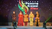 Potret Batik Motif Corona hingga Janda Bolong Kreasi Ibu-ibu di Riau