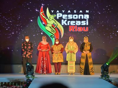 Potret Batik Motif Corona hingga Janda Bolong Kreasi Ibu-ibu di Riau