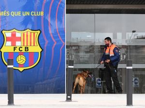 Foto: Penggeledahan Skandal Barcagate Barcelona, 4 Orang Ditangkap