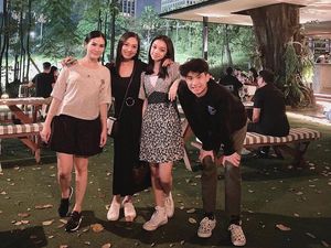 Momen Manis Devano dan Naura saat Makan Bareng