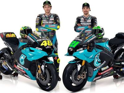 Tampilan Motor Valentino Rossi dan Franco Morbidelli di Petronas Yamaha SRT