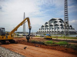 Melihat Proyek Jalur Kereta Ganda di Bandung