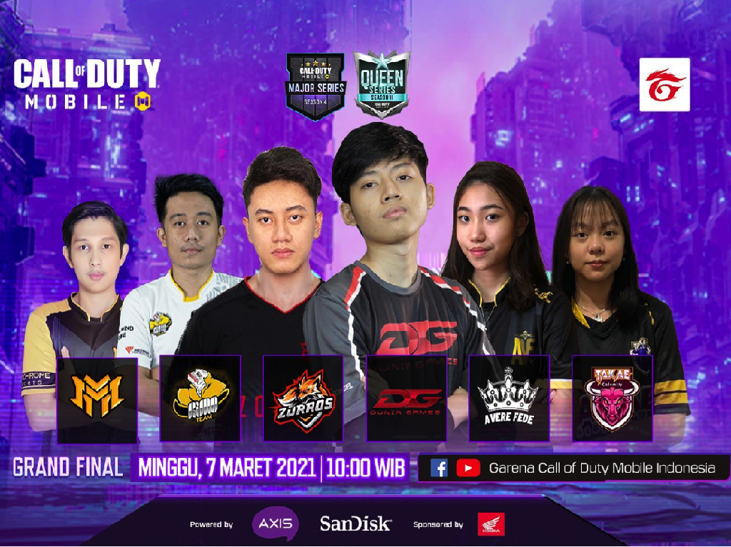 6 Tim Siap Berlaga di 2 Turnamen Grand Final Call of Duty Mobile 6 Tim Siap Berlaga di 2 Turnamen Grand Final Call of Duty Mobile