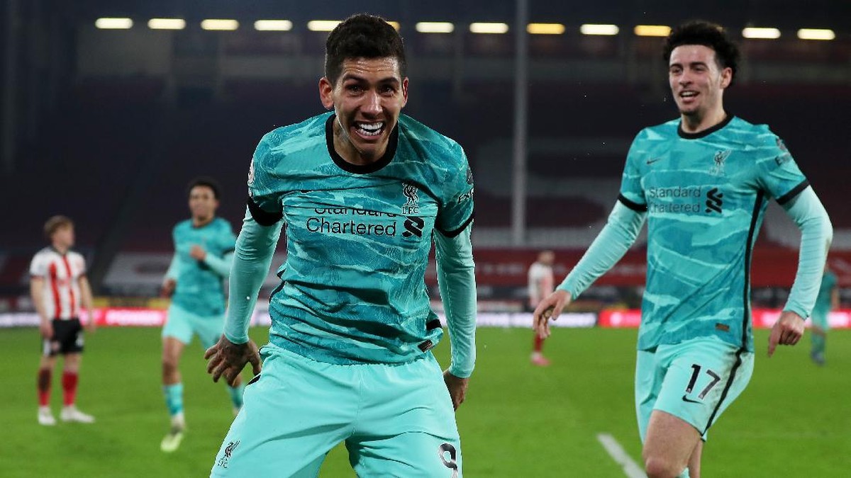 Sheffield vs Liverpool tuntas dengan kemenangan Roberto Firmino dkk. (Foto: Getty Images/Pool)