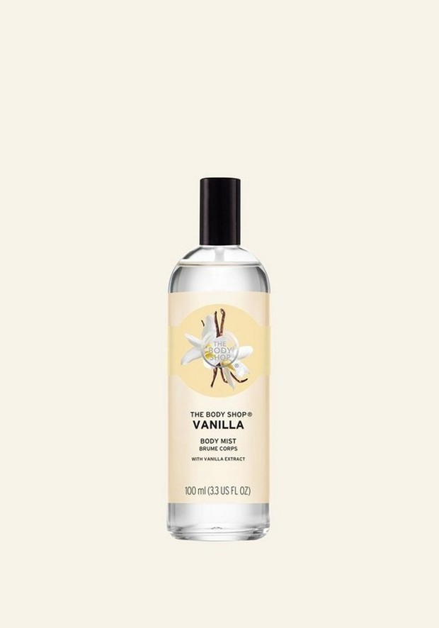 The Body Shop Vanilla Body Mist (sumber : thebodyshop.com)