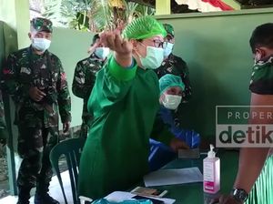 1.000 Prajurit TNI Bali Jalani Vaksinasi Covid-19 1.000 Prajurit TNI Bali Jalani Vaksinasi Covid-19
