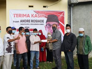Keliling Padang, Andre Rosiade Tebar Lima Bantuan Sekaligus