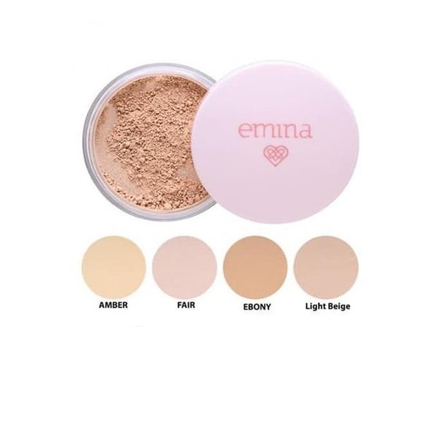 Emina – Bare With Me Mineral Loose Powder (sumber : lazada.co.id/alishashop)