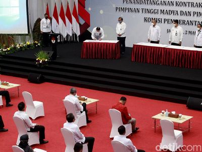 Pimpinan-Dewas Hadiri Penandatanganan Kontrak Kinerja KPK 2021