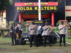 Atasi Karhutla, Polda Kalteng Luncurkan Alat Pemadam Api Portable