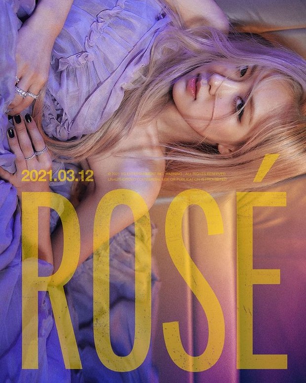 Poster debut solo Rose Blackpink (foto: instagram.com/roses_are_rosie)