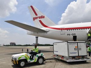 10 Juta Bahan Baku Vaksin Sinovac Tahap 5 Tiba di Soetta